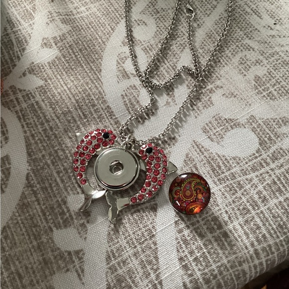 Necklace. Interchangeable stone . - Picture 4 of 6